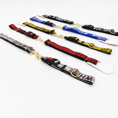 China Fashionable Padded Nylon Letter Collar Dog Collar Medium And Large Dog Collar Set for sale