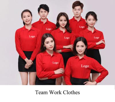 China wholesale Anti-wrinkle sweat suits long sleeve work uniform polo shirt with collar advertisable custom mens polo shirts with embroidery logo for sale