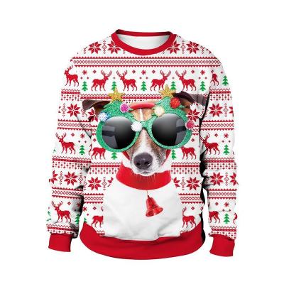 China Unisex Anti-Wrinkle Mens Christmas Clothes Pullover For Family Long Sleeve Crewneck Oversized xs To 5xl 6xl Plus Size Sweatshirt for sale