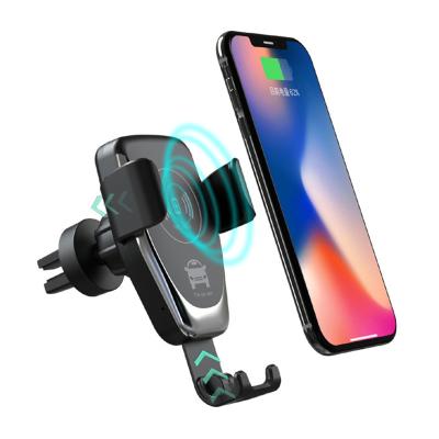 China High Quality Car Devices Qi-enabled Wireless Charger For Samsung iPhone Charger Qi 10W Auto Fast Mount Car Mount Wireless Charger for sale