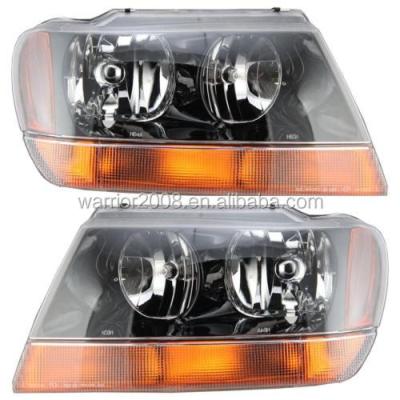 China 55155129AB 55155128AB Headlamps Headlamp For 1999-2004 Jeep Grand Cherokee Headlamp for sale