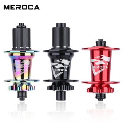 China MEROCA Aluminum Alloy Mountain MTB Hub 32 Holes 5 Holes 100/142mm 100/135mm QR/TA Bearings Disc Brake Hub For 8/9/10/11 Speed for sale