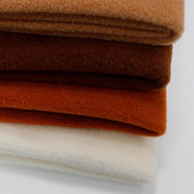 China Wholesale 100%polyester flame retardant side imitate cashmere wool fabric fabric for garment overcoat for sale