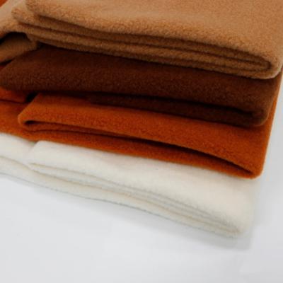 China Manufacturer Wholesale High Quality 100%polyester flame retardant imitate cashmere fabric for garment overcoat for sale