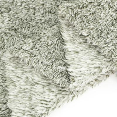 China Brushed Custom Sueded And Comfortable Cationic Sherpa Fleece Fabric For Blanket Jacket for sale