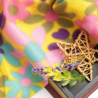 China Wholesale Fleece Super Soft Side Brushed Sueded One Fleece Print Fabric For Jacket for sale