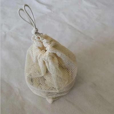 China Can Add Price Tag Eco-Friendly 100% Organic Muslin Mesh Produce Bag, Reusable Mesh Mesh Bag Cotton Bag for sale