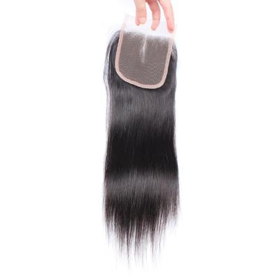 China 4*4 5*5 13*4 13*6 HD Virgin Hair 100% Straight Swiss Lace Frontal Straight Transparent Hair Bands Swiss Lace Closure for sale