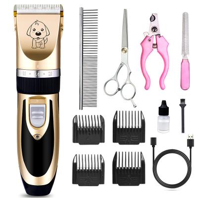 China Wholesale Rechargeable Groom Stocked Electric Clipper Kit Pet Dog Grooming Pet Shaver Dog Hair Accessories for sale