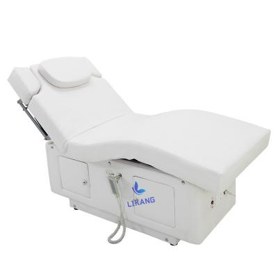 China Modern LIKANG Electric Facial spa bed massage table Height Adjustable eyelash Beauty Salon Bed for sale