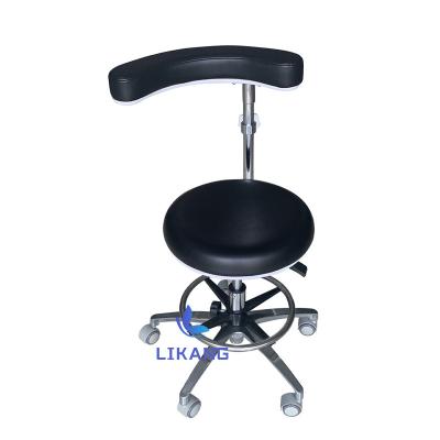 China Modern LIKANG 360 360 Degree Dentist Rotation Armrest PU Leather Dental Doctor Chair Beauty Massage Spa Salon Massage Chair Doctor Stoo for sale