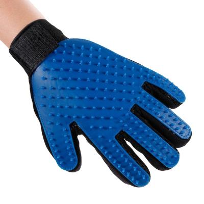 China Viable Cat Grooming Glove Pet Brush Gloves for Dog Hair Remove Brush Cleaning Deshedding Brush Combs Massage Gloves for sale