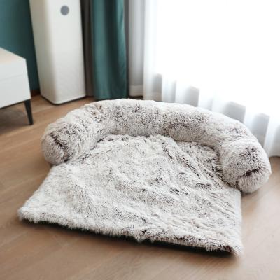 China Ultra Soft Warm Comfortable Washable Coffee Bed Throw Rectangular Luxury Mechanic Hot Selling Round Cat and Dog Couch Cushion Cushion Cover for sale