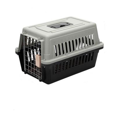 China Black Sided Pet Travel Carrier Pet Travel Crate Breathable Durable Carrier Stocked Widely For Large Medium Small Pets for sale