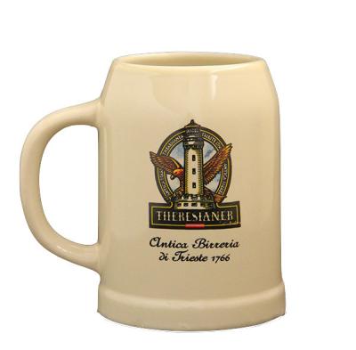 China Viable ceramic beer mug 0.5L beer mug professional supplier for sale