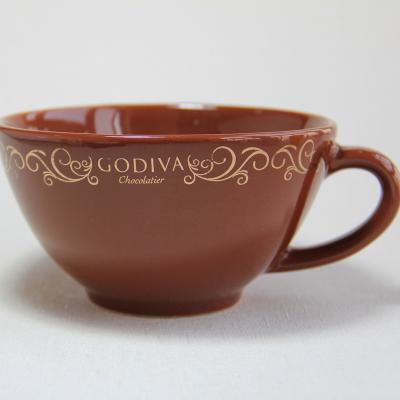 China GODIVA Chocolatier Ceramic Soup Mug Viable for sale