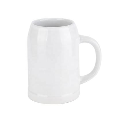 China 300ml logo beer mug modern custom ceramic german beer mug oktoberfest stoneware for sale