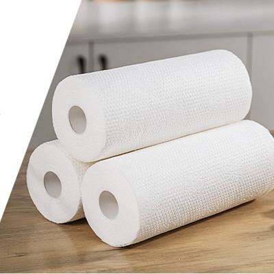 China 1 Pack 50 Viable Sheets Washable Cleaning Cloths Rolls Disposable Dish Cloth For Kitchen for sale