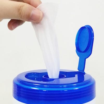 China Sustainable Dry Canister Wipes Hand Sanitizer In Canister Tub Cleaning Wipe Dry Passes Roll for sale