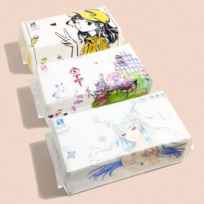 China Disposable Soft Dry Box Tissue Face Tissues Cleansing Towels For Sensitive Skin for sale