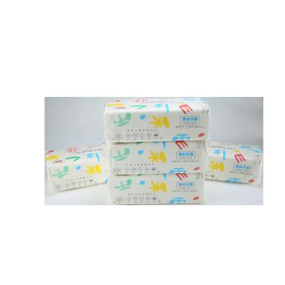 China Cotton Home Facial Tissue Towel Face Cloths Makeup Wet Dry Wet Facial Massage Pads Disposable Nonwoven Washcloth for sale