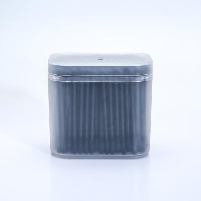 China 100% cotton+ pure stick cotton head is highly boxed sterile cotton jumbo swabs universal black for sale