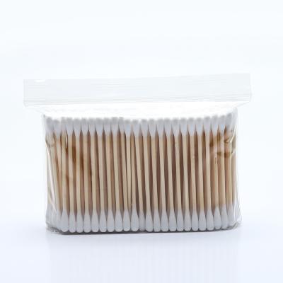 China 100% pure cotton+ stick sell it is soft and does not hurt the skin bamboo stick sterile cotton swabs for sale