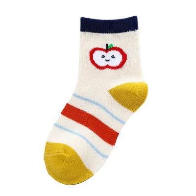 China High Quality Unsex Children's Antibacterial Mesh Breathable Plaid Boat Socks Custom Spring Cotton Socks Kids for sale