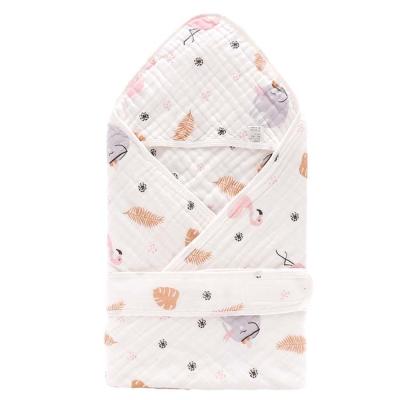 China Wholesale 100% Cotton Toddler Baby Sleeping Bag Antibacterial Printing Sleeveless Quilted Spring Printed Kids Sleeping Bag With Zipper for sale