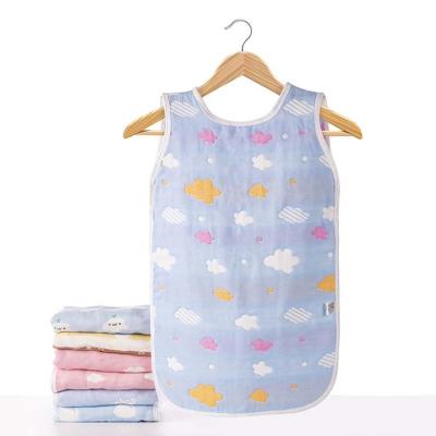 China 100% Soft Cotton Baby Sleeveless Toy Sleeping Bag Printed Child Sleep Mat With Lace Hot Selling Product for sale