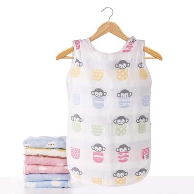 China Breathable Baby Sleeping Bag For Kids High Quality 100% Cotton Baby Super Soft Cute Sleeping Bag for sale