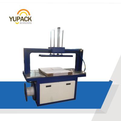 China High Speed ​​Full Automatic GARMENT Top Compression 5mm Strapping Machine For Corrugated Boxes for sale