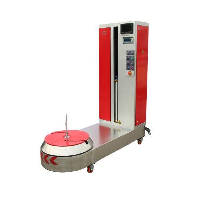 China LP600F-L CLOTHING Automatic Airport Luggage Wrapping Machine (have PE film rolls) for sale