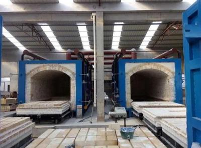 China OEMHigh Capacity Shuttle Kiln Energy Saving Batch Kiln Forced Air Cooling for sale