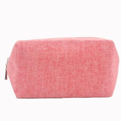 China Original Eco-Friendly Durable Polyester Cosmetic Bag, Large Eco-Friendly Makeup Bag for Women, Zipper Pouch Travel with Fashionable Conch Shell Pink for sale