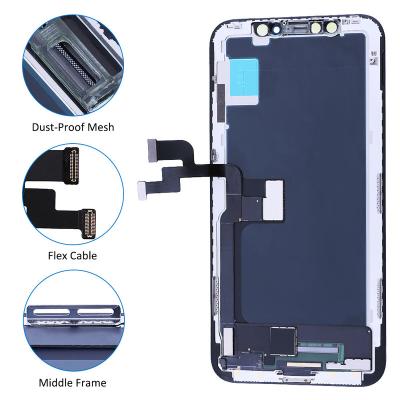 中国 Fix Phone Screen Mobile Phone LED Broken Screen For iPhone X LCD Display Screen 販売のため