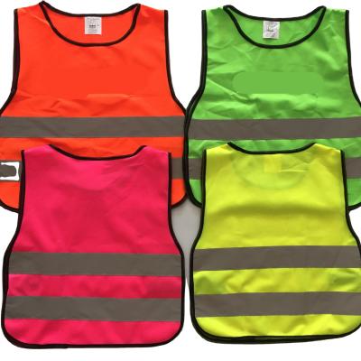 China Led Traffic Vest EN1150 13356 White Yellow Ski Kids High Vis Safety Flashing Water Proof China Factory Pink For Children for sale