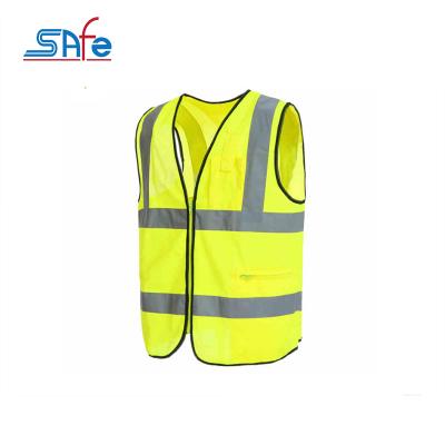 China Best Price Safety Self-protective Hi Strength 100% Fluorescent Polyester Fabric For Safety Vest for sale