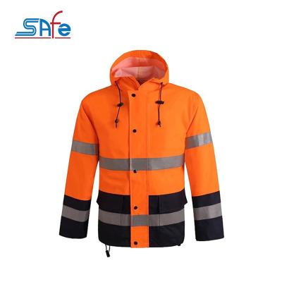 China High Visibility Reflective Vest Waterproof Safety Self-protective Reflective Vest for sale