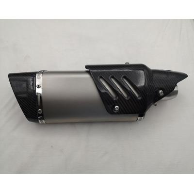 China Aluminum Alloy OLD MAN Modified Exhaust CRAZY T125 Muffler For 200-500cc Motorcycle Exhaust System for sale