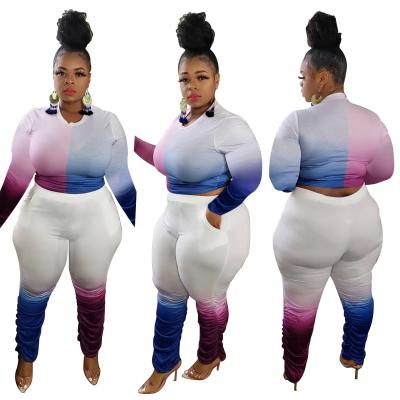 China Sustainable Fall Clothes For Women Long Sleeve Casual Women's Tracksuit Set Plus Size 2 Piece Set Women Clothing for sale