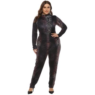 China Viable dropshipping agent plus size jumpsuit women jumpsuits long sleeve dungarees for sale