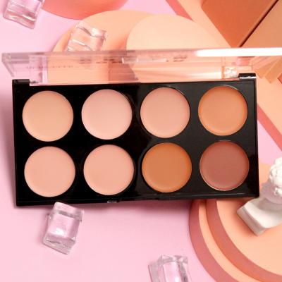 China Low MOQ Custom Sunscreen Private Label Face Contour Cream Makeup Palette Contours for sale