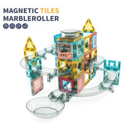 China Building Toy Magnetic Set 3D Racing Ball Track Model Building Blocks Magnetic Children Early Education Building Toy for sale