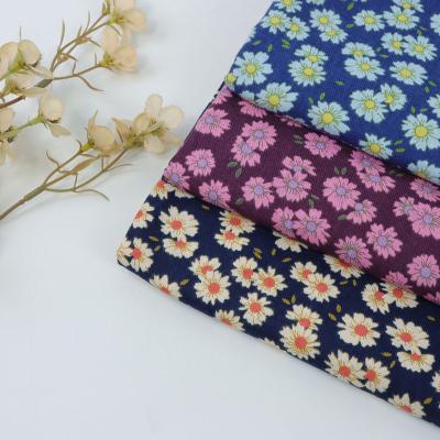 China Environmental The Most Fashionable Daisy Printed Cotton Fabric for sale