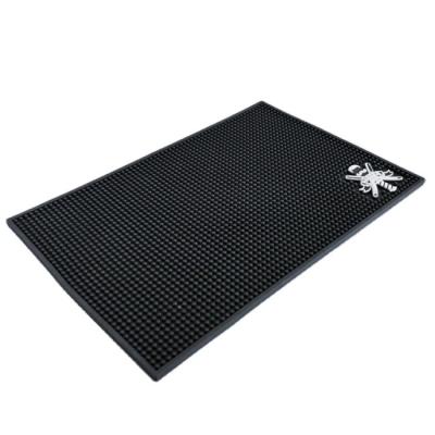 China PVC Customized Design Salon Hairdresser Tools Antiskid Pad Barber Work Station Mat PVC Soft Antiskid Mat With Logo for sale