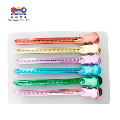 China Duck Bill The Good Sample Hair Clip Metal Hairdressing Product Sample Clips Professional Hair Clip Salon for sale