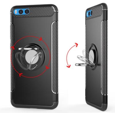 China Ring Magnetic Armor 2 in 1 PC+TPU bracket shatter-resistant Case For Xiaomi F1 Max3 A2 Mi5x S2 Mi8 Exploror MIX2S Cover for sale