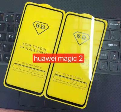 China Color Black and White Full Glue Tempered glass phone film for Huawei Y7 2019 Mate 20 pro P20 Magic 2 Honor play 9 Nova2s for sale