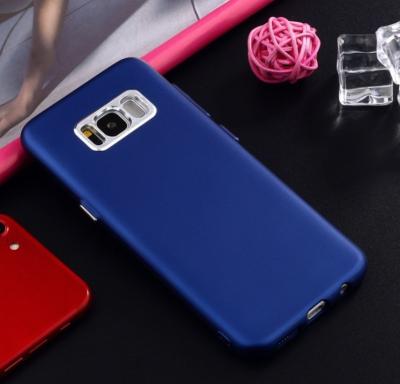 China TPU+ABS Color Clear Metallic Button Protective Case Back Cover For Samsung S6 EDGE NOTE8 S9 PLUS J7 MAX A3-2017 J7 Neo for sale